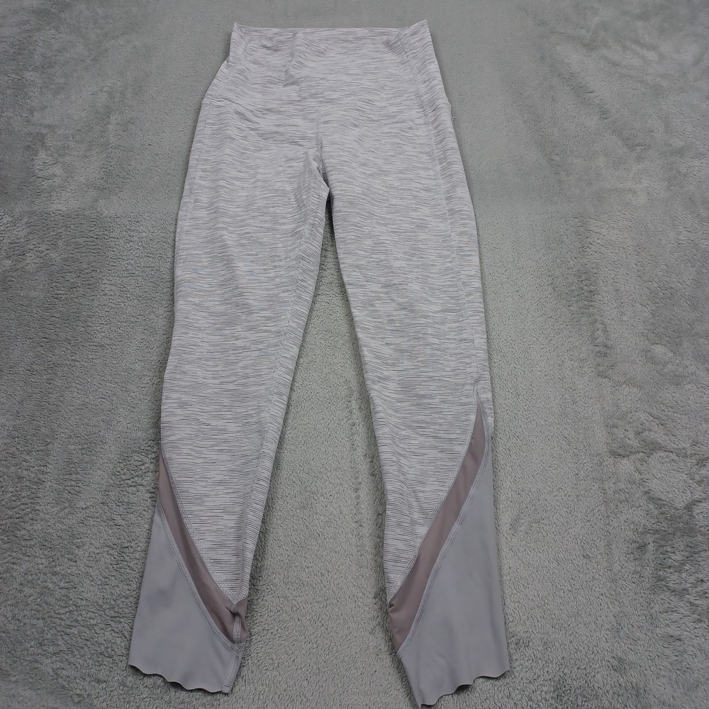 Lululemon Pants Womens 4 Gray Wunder Under Activewear Pockets Casual‎ Preppy